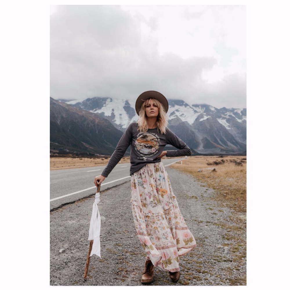 ❤️ Spell ❤️ Spirit of The Wilderness Raglan Tee - Picture 2 of 8